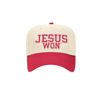 Hat - Natural & Red