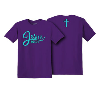 Jesus Won Tee - Ryan Thompson Edition - Purple