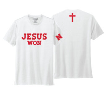 Jesus Won Performance Tee - Nebraska