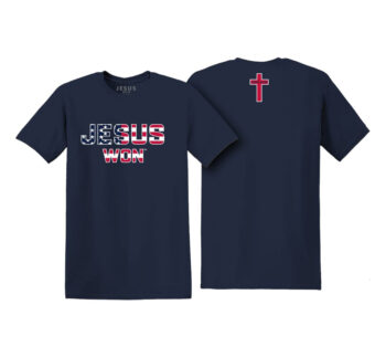 Jesus Won Tee - Stars & Stripes