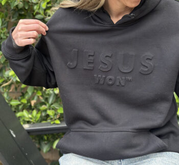 Jesus Won Hoodie - Embossed