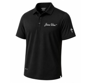 Jesus Won - BYLT Polo - Black
