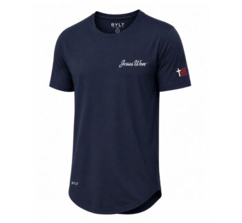 Jesus Won Tee - BYLT - Navy