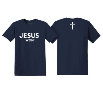 Jesus Won Tee - Pinstripes